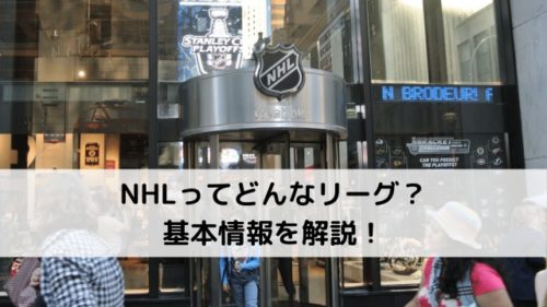 NHLってどんなリーグ?成り立ちやシーズンの流れを徹底解説! ゴリさんのアイスホッケー語り場